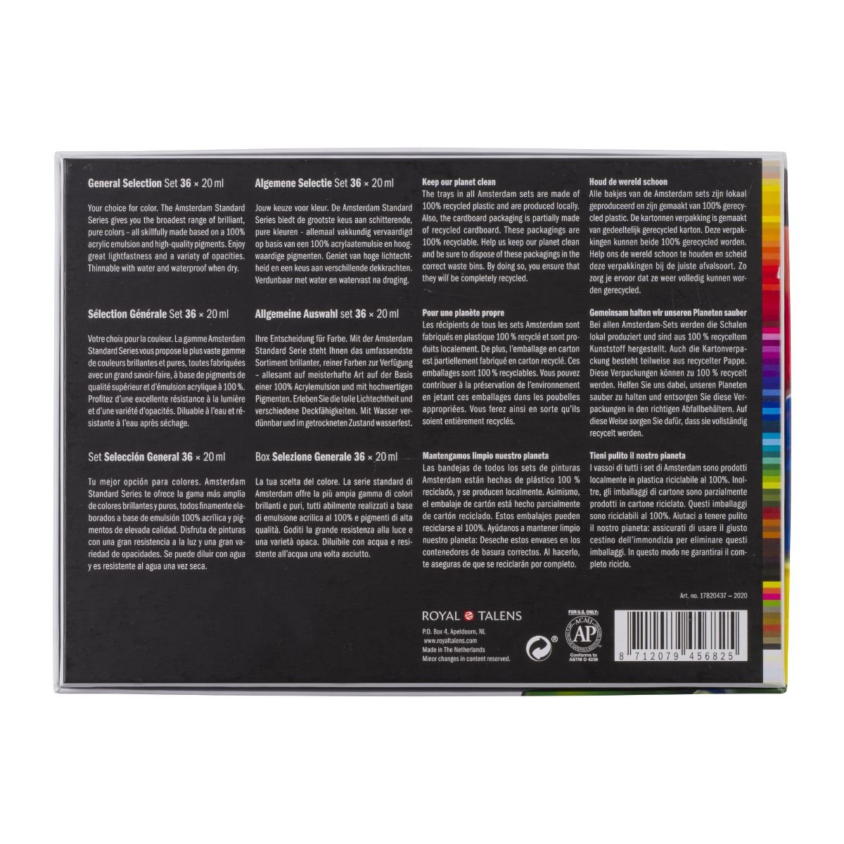 Amsterdam Acrylic Paint Set : 36x20ml