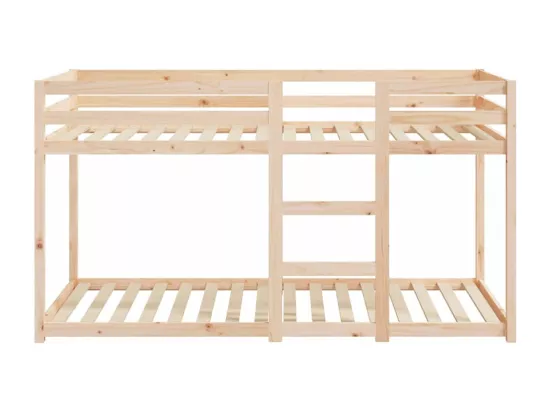 Lit superposé sans matelas 80x200 cm bois de pin massif