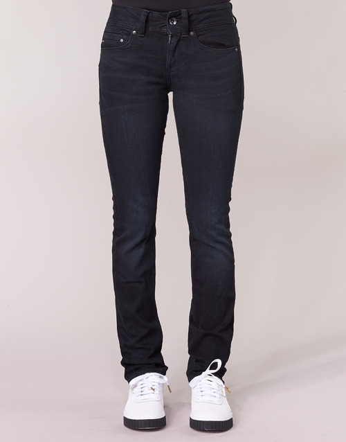 G-Star Raw - MIDGE MID STRAIGHT WMN - Bleu Dark Aged