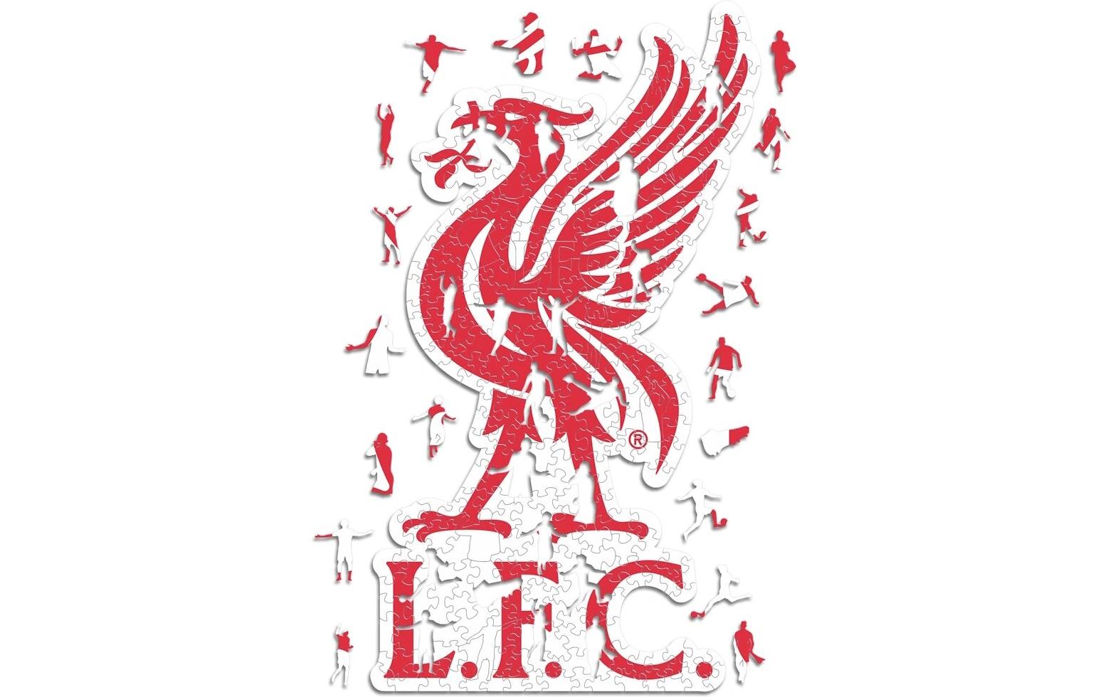 Liverpool FC – Logo Liver BirdOffizielles Holzpuzzle, Grösse M