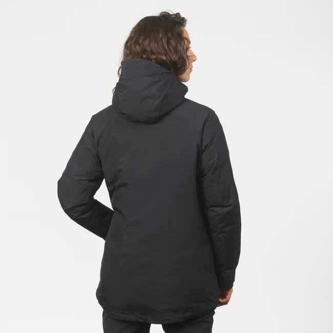 PATROLLER GORE-TEX DOWN  Daunenparka mit Kapuze Damen DEEPBLACK