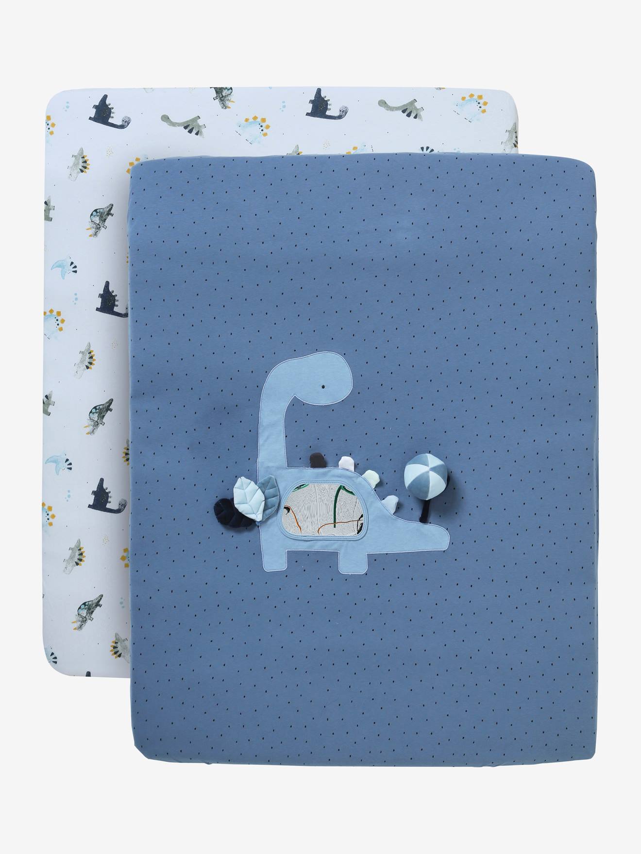 Pacote com 2 fundos estampados em branco transparente com tema de selva.