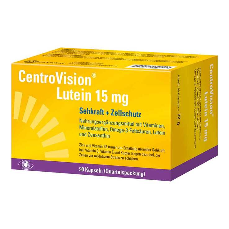 Centrovision Lutein 15 mg Kapseln, 90 St