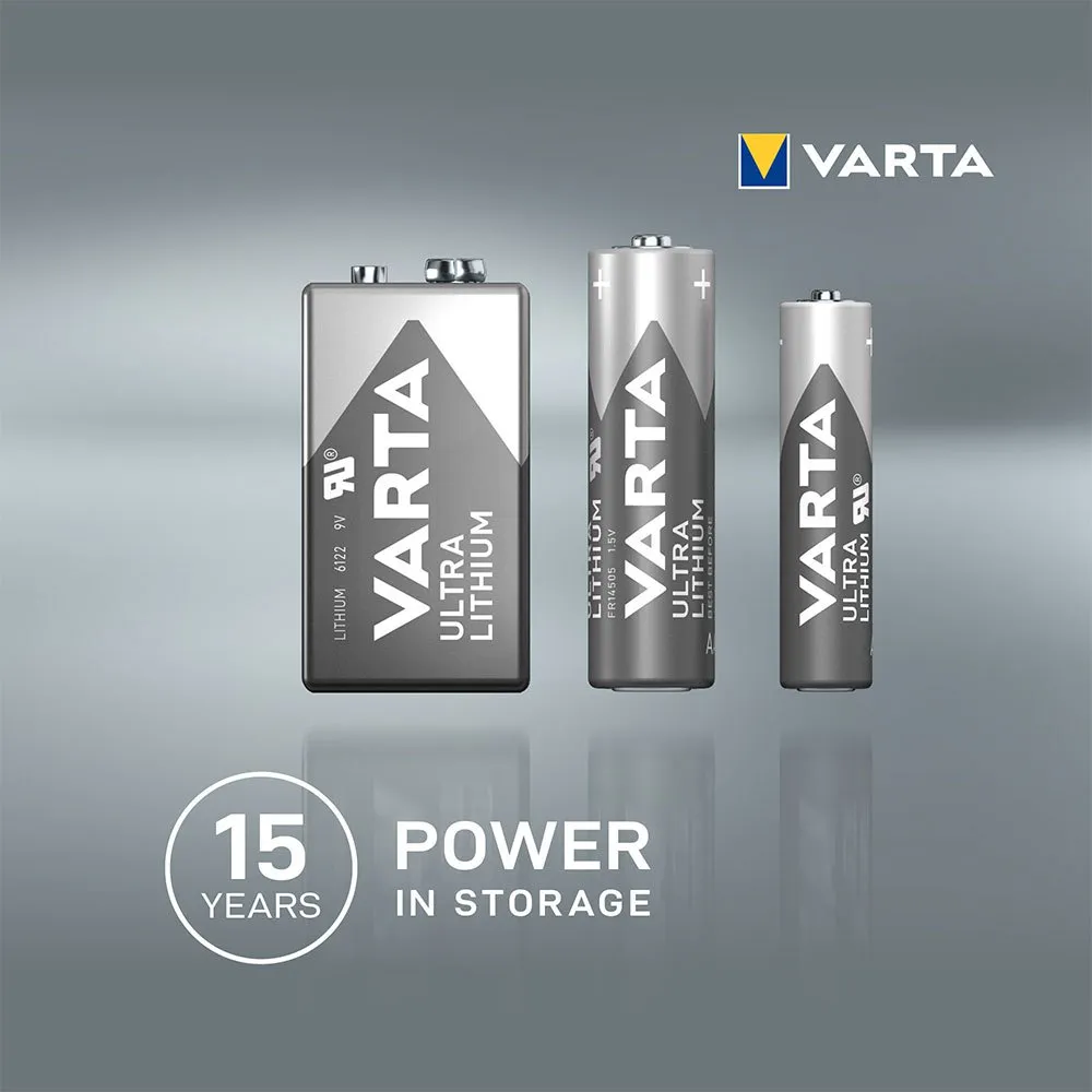 Varta Ultra Lithium Micro AAA LR03 Batterien