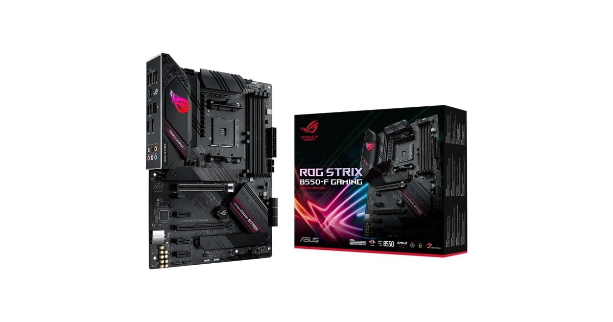 ASUSROG STRIX B550-F GAMING socket AM4 moederbord  (Zwart, RAID, 2.5Gb-LAN, Sound, ATX, Tweedekans)