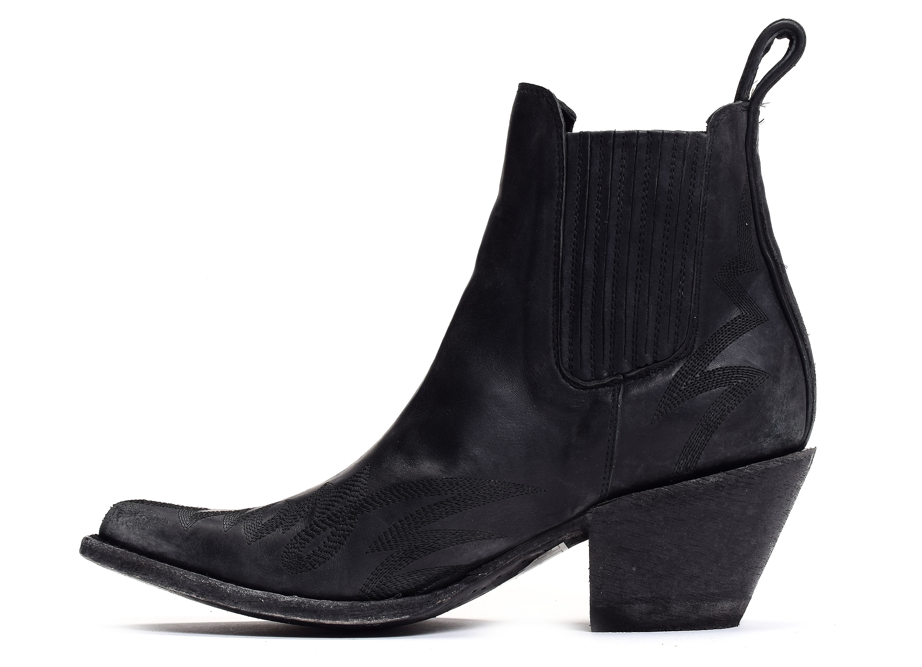 Gaucho long stitch noir