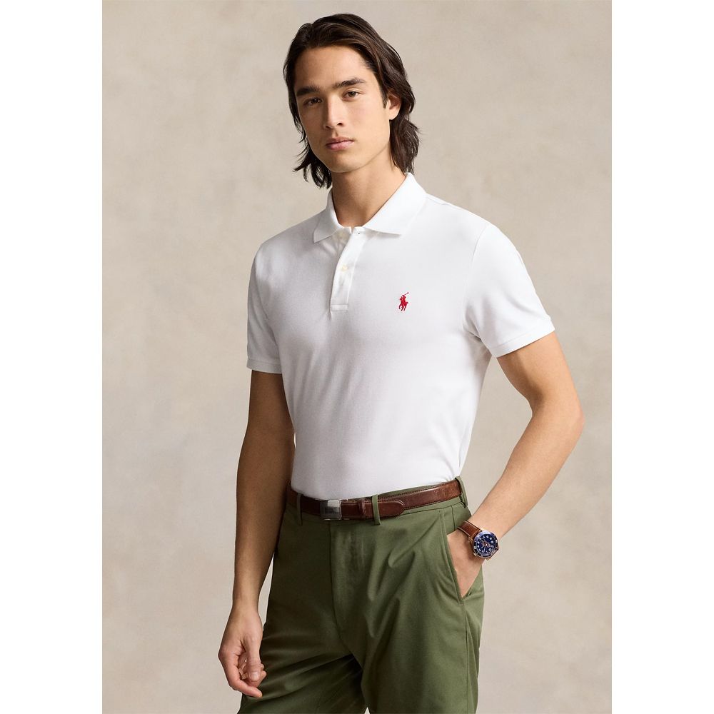 Tailored Fit Pique Hvit