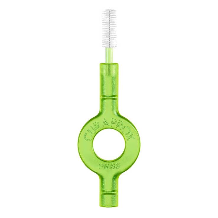 Curaprox Interdental Set Cps 011 mm grün 5 Bürstchen + 2 St Halter, 1 P