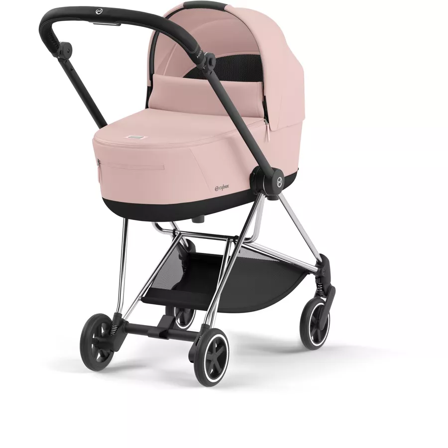 cybex PLATINUM Kombikinderwagen New Mios Chrome Black Peach Pink
