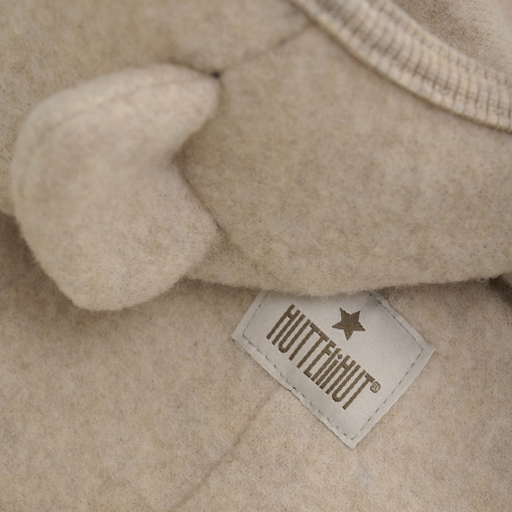 Køb Huttelihut Camel Melange Køredragt Ears Wool Fleece