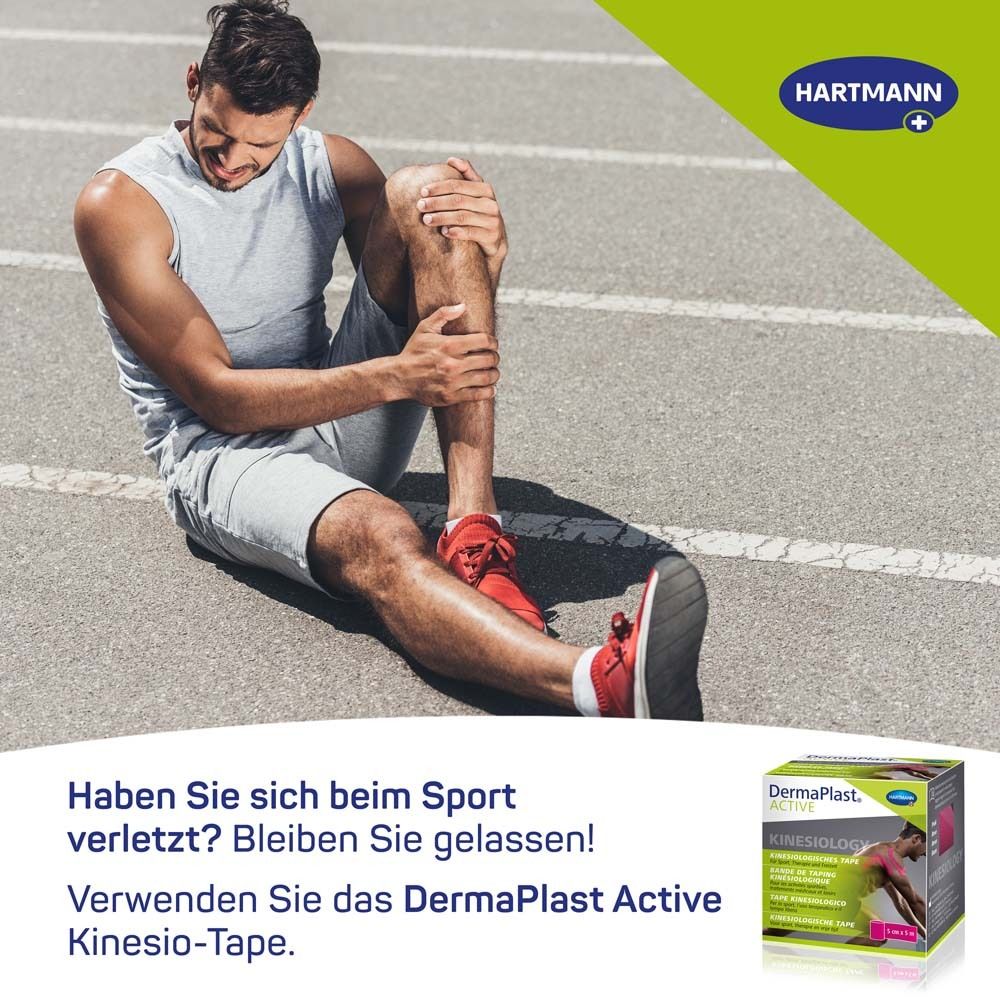 Dermaplast® Active Kinesiology Tape pink 5 cm x 5 m