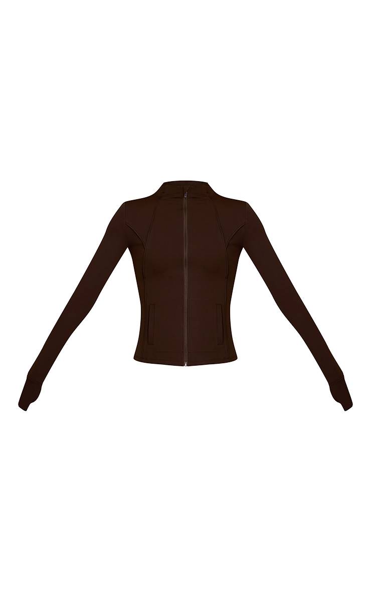 Espresso Veste De Sport Sculptante Avec Détails De Coutures