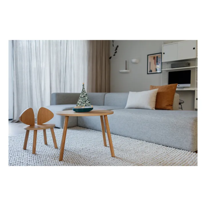 Nofred Chaise en chêne Souris | Chêne