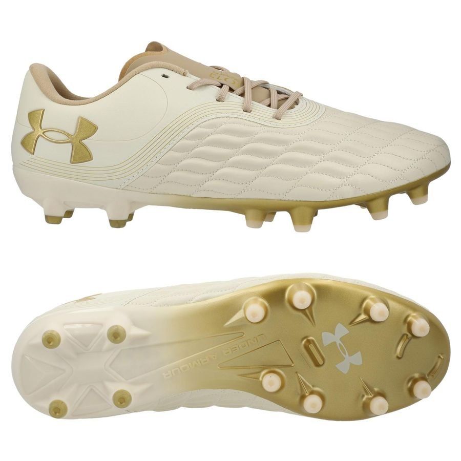 Under Armour Clone Magnetico Pro 3.0 FG - Blanc/Doré