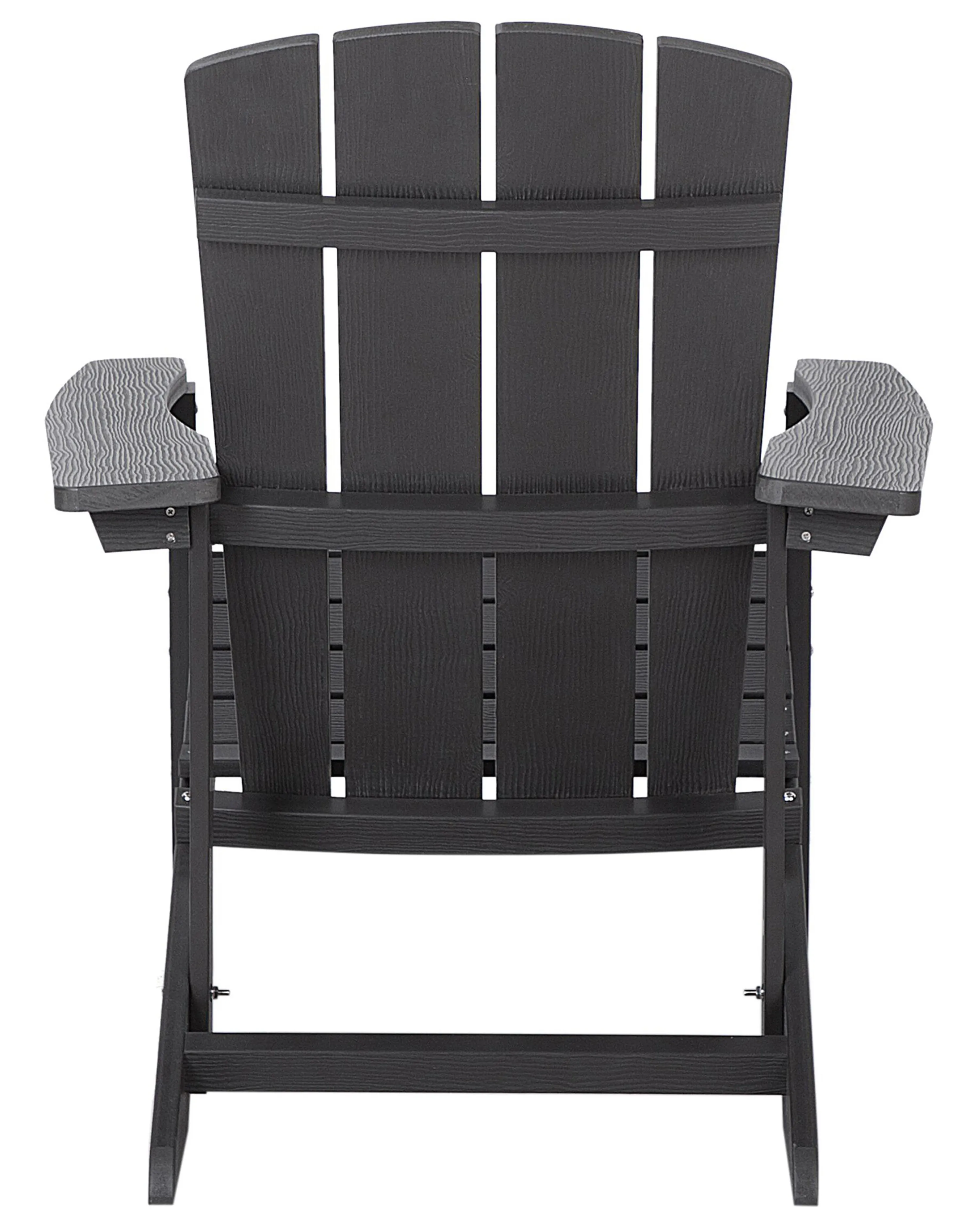 Tuinstoel ADIRONDACK met voetenbank Donkergrijs