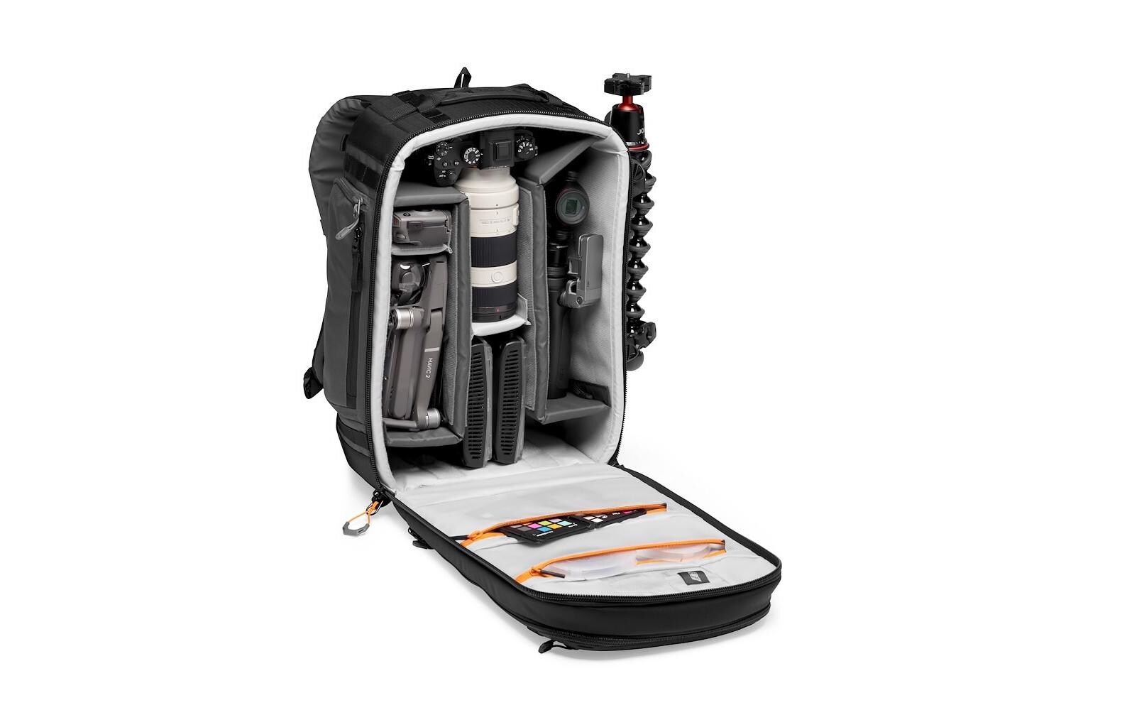 Fotorucksack Pro Trekker BP 350 AW II (GRL)<br>Profi-Fotografenrucksack, der die Ausrüstung im Handgepäckformat organisieren und schützen kann