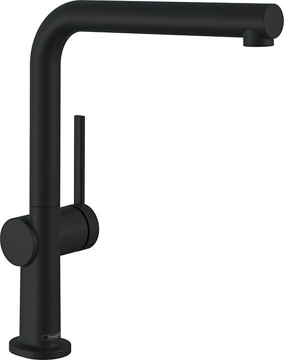 Mitigeur de cuisine noir mat Hansgrohe Talis M54 H. 296 cm