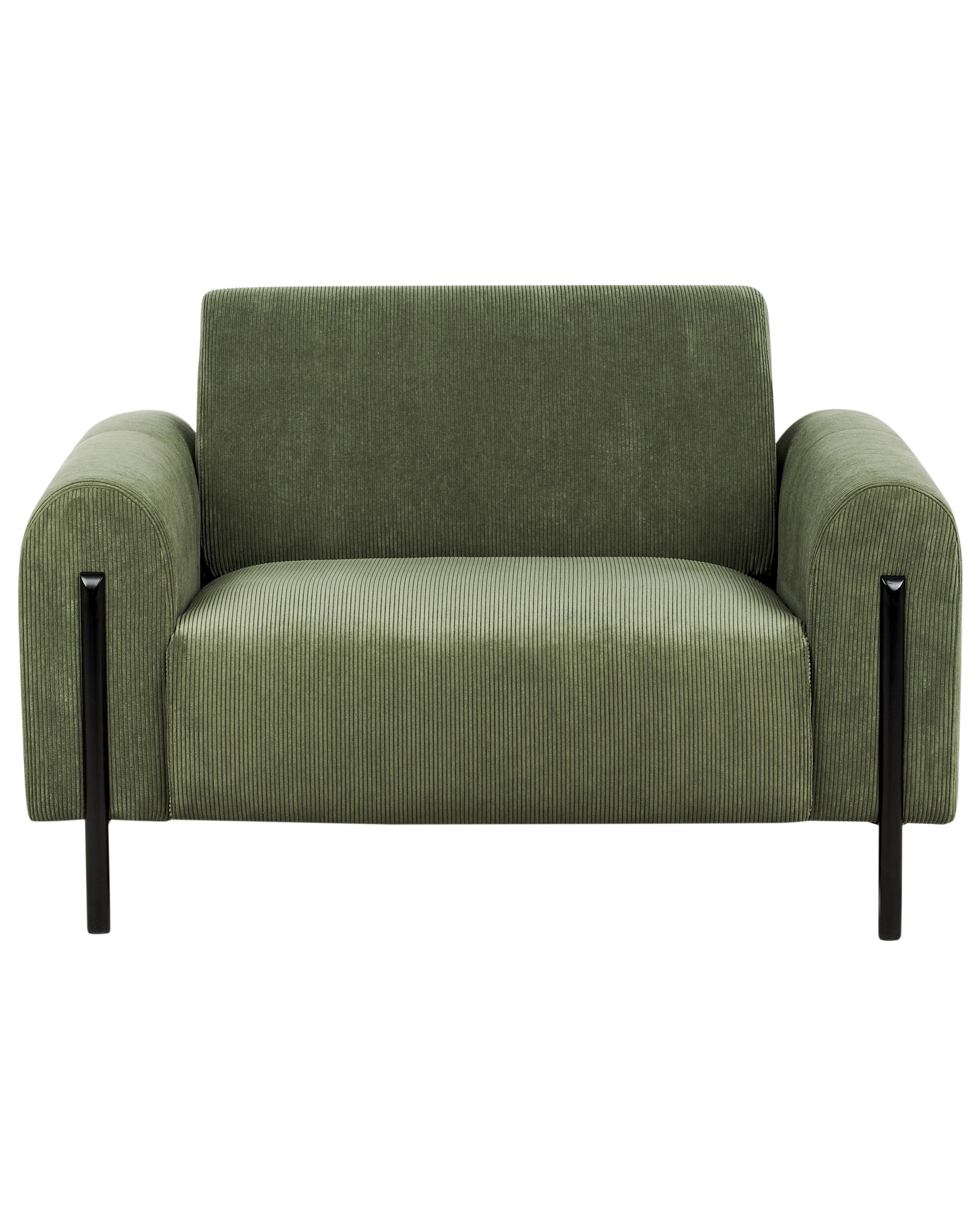 Fauteuil ASKIM Corduroy Olijfgroen