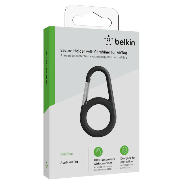 Belkin Schlüsselanhänger »Secure Holder mit Karabiner für Apple AirTag«, 1 Stk.
