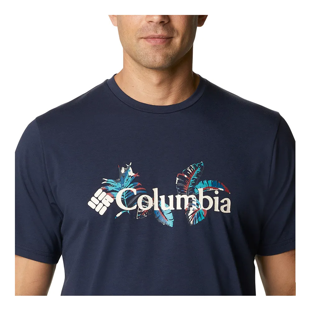 Columbia SUN TREK GRAPHIC - Maillot Homme collegiate navy/tropical graphic