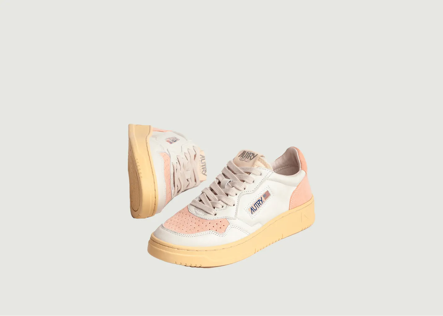 Baskets Medalist Low Daim et Cuir AUTRY