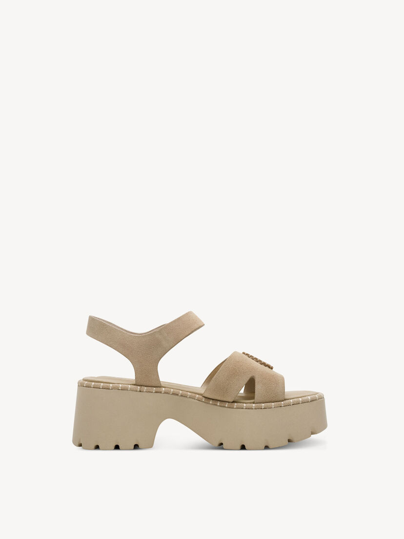 Leren Sandaaltje - beige
