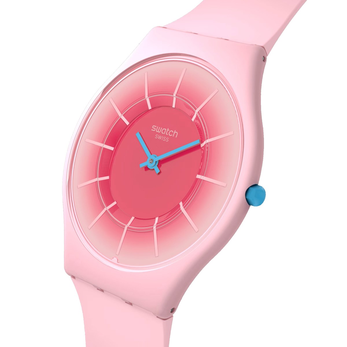 Montre femme Swatch Skin Radiantly Pink