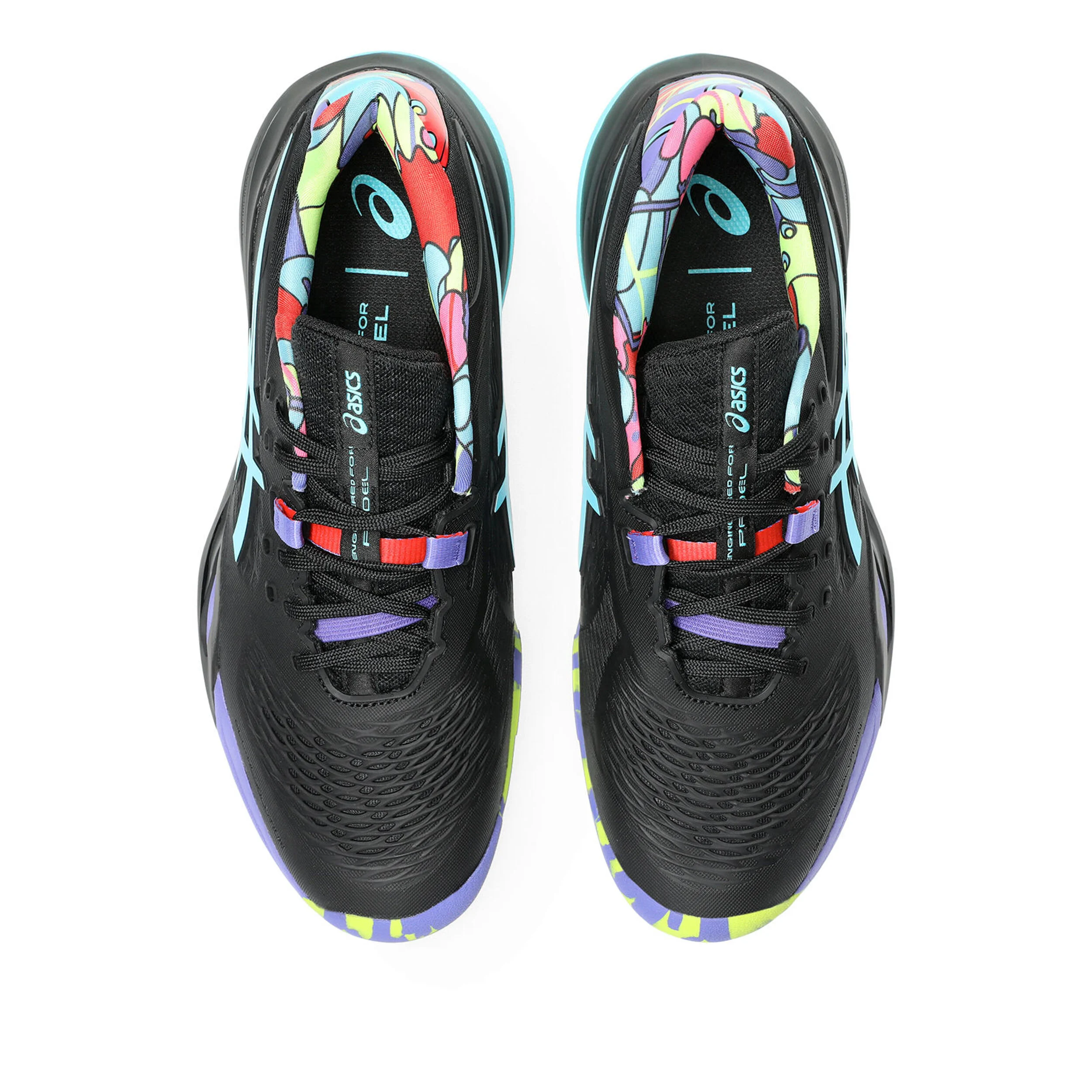 ASICS Gel-Resolution X L.E. Chaussures Padel Hommes - Noir , Bleu Clair