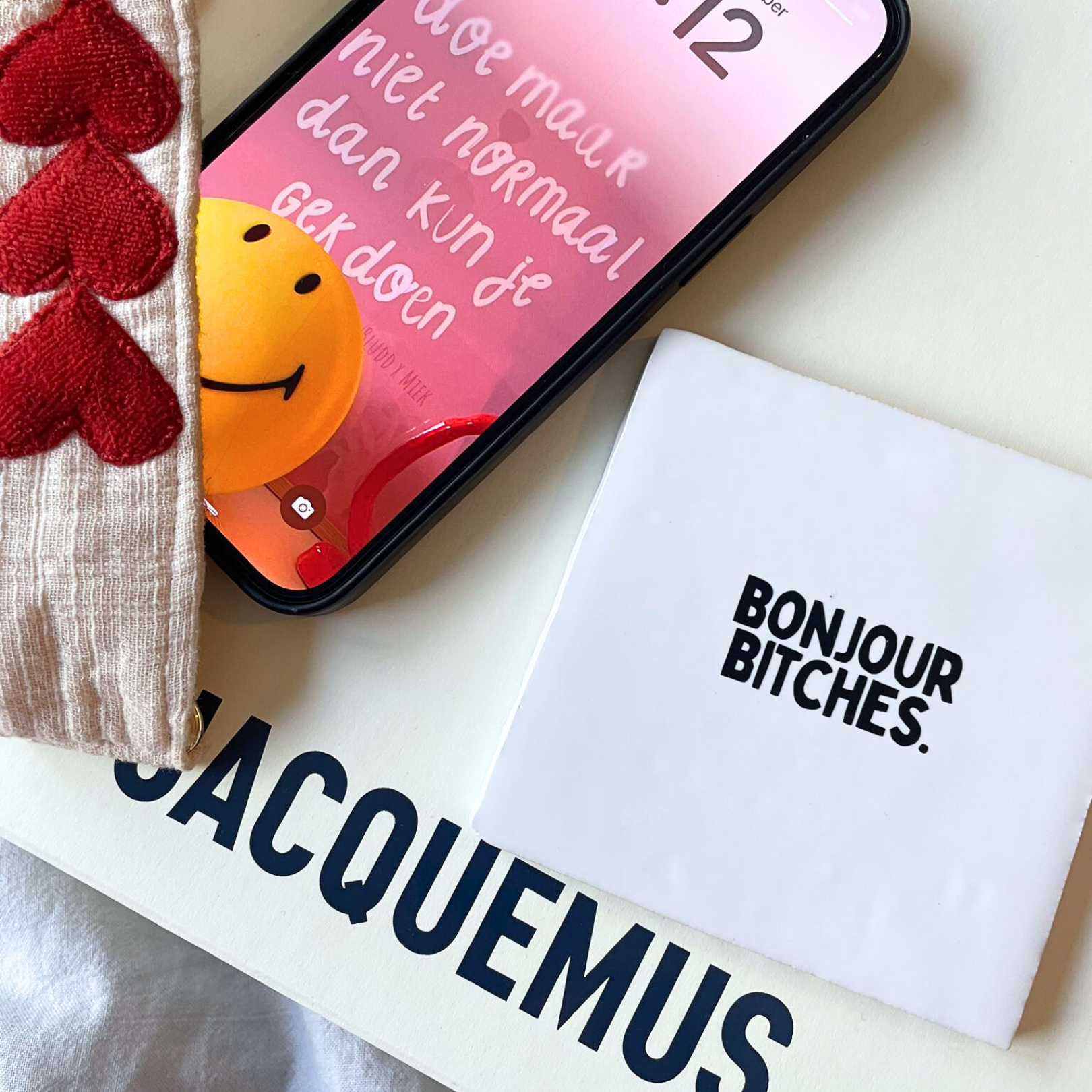 Bludd tegeltje Bonjour