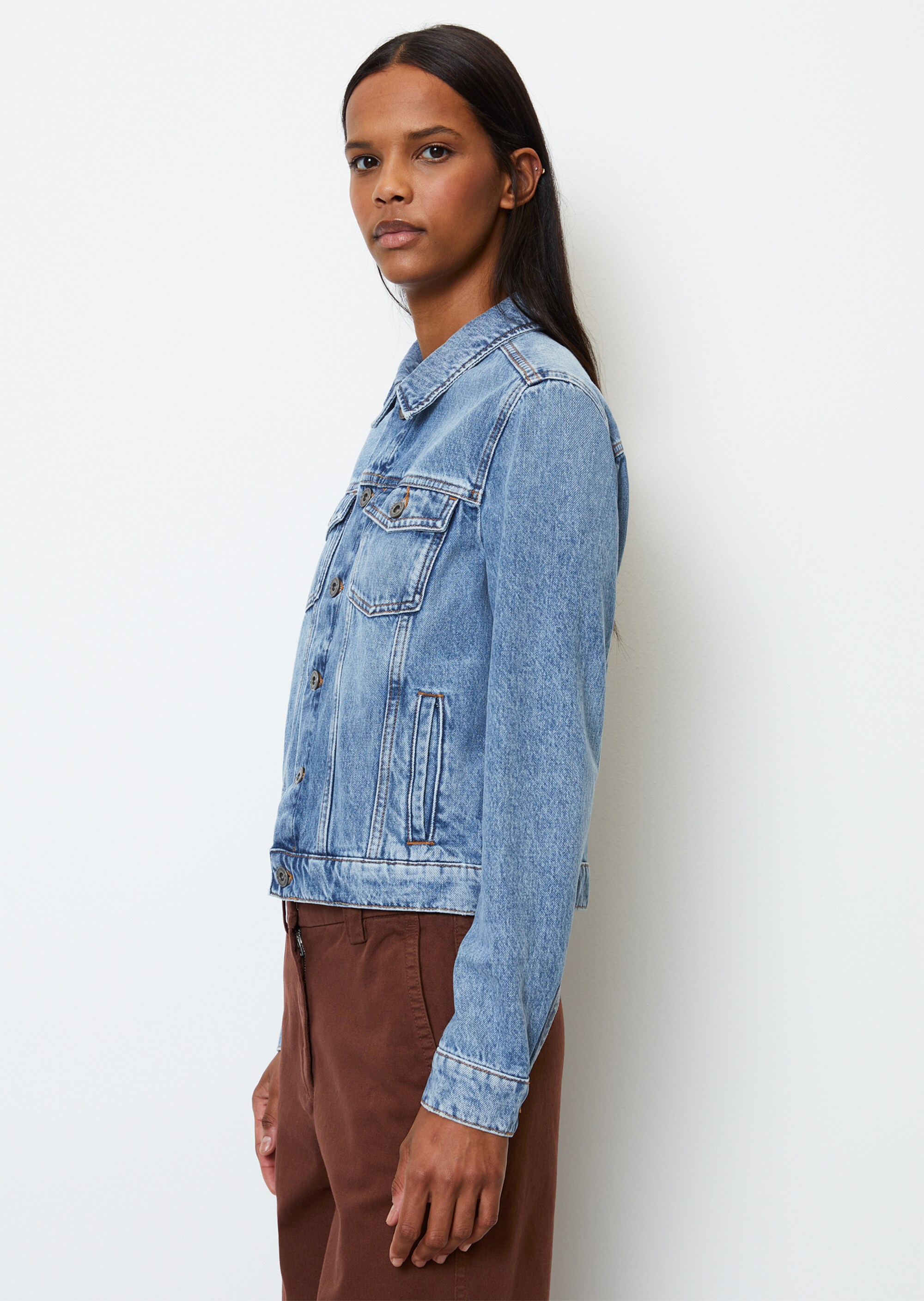 Klassische Jeansjacke regularaus Organic Cotton