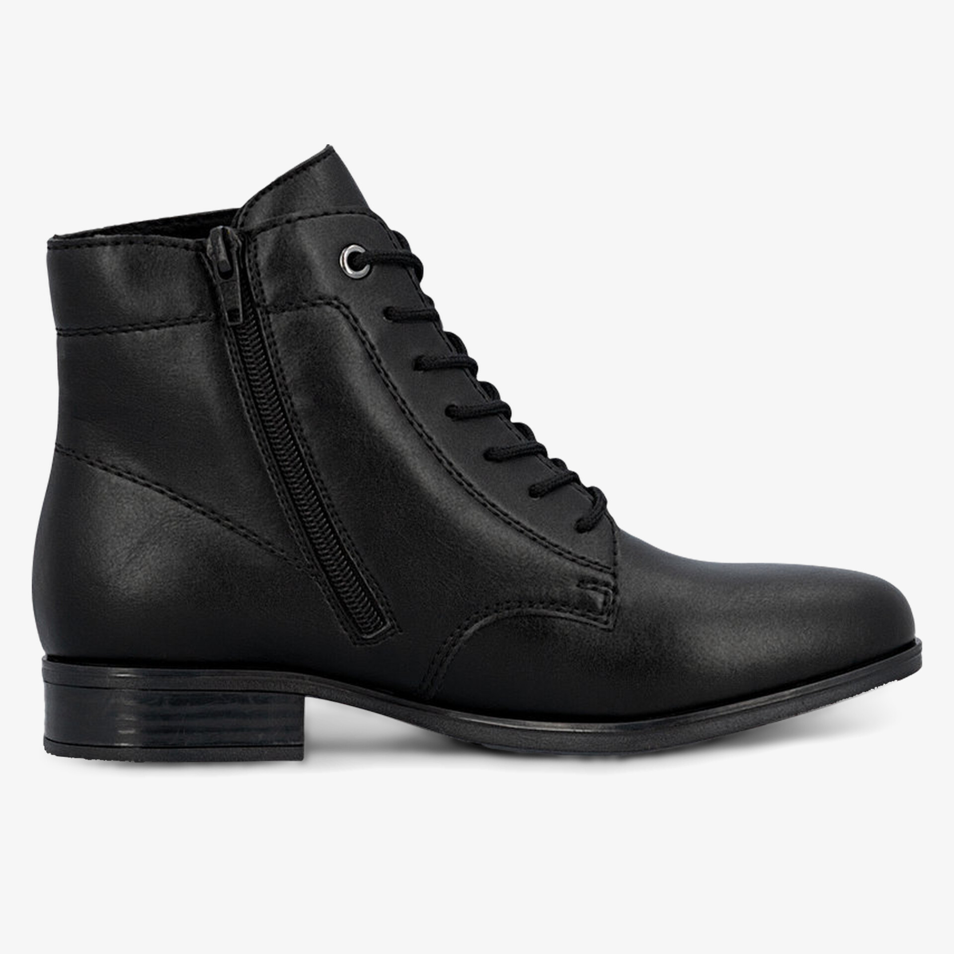 rieker Damen Schnürstiefeletten schwarz