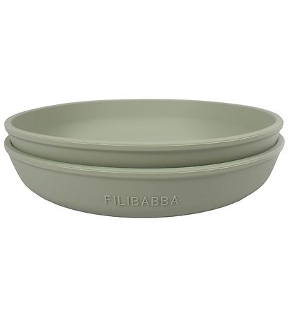 Filibabba Tallerkener - Silikone - 2-Pak - Green