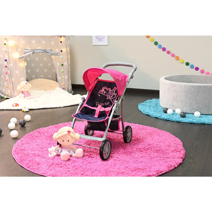 knorr toys® Puppenbuggy Liba - diadem blau