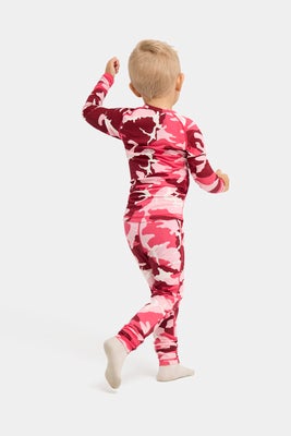 Nordbjørn Verbier Undertøy Bamboo, Camo Pink