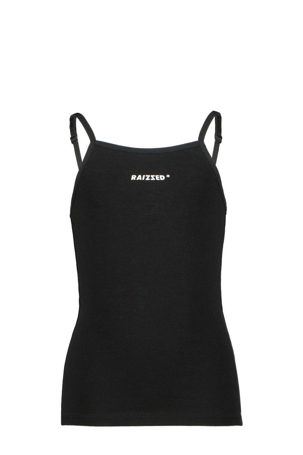 singlet Nora - set van 2 zwart/grijs melange