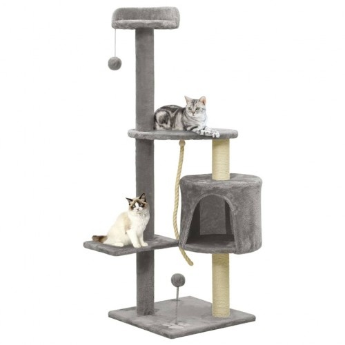arranhador para gatos cinza Vidaxl