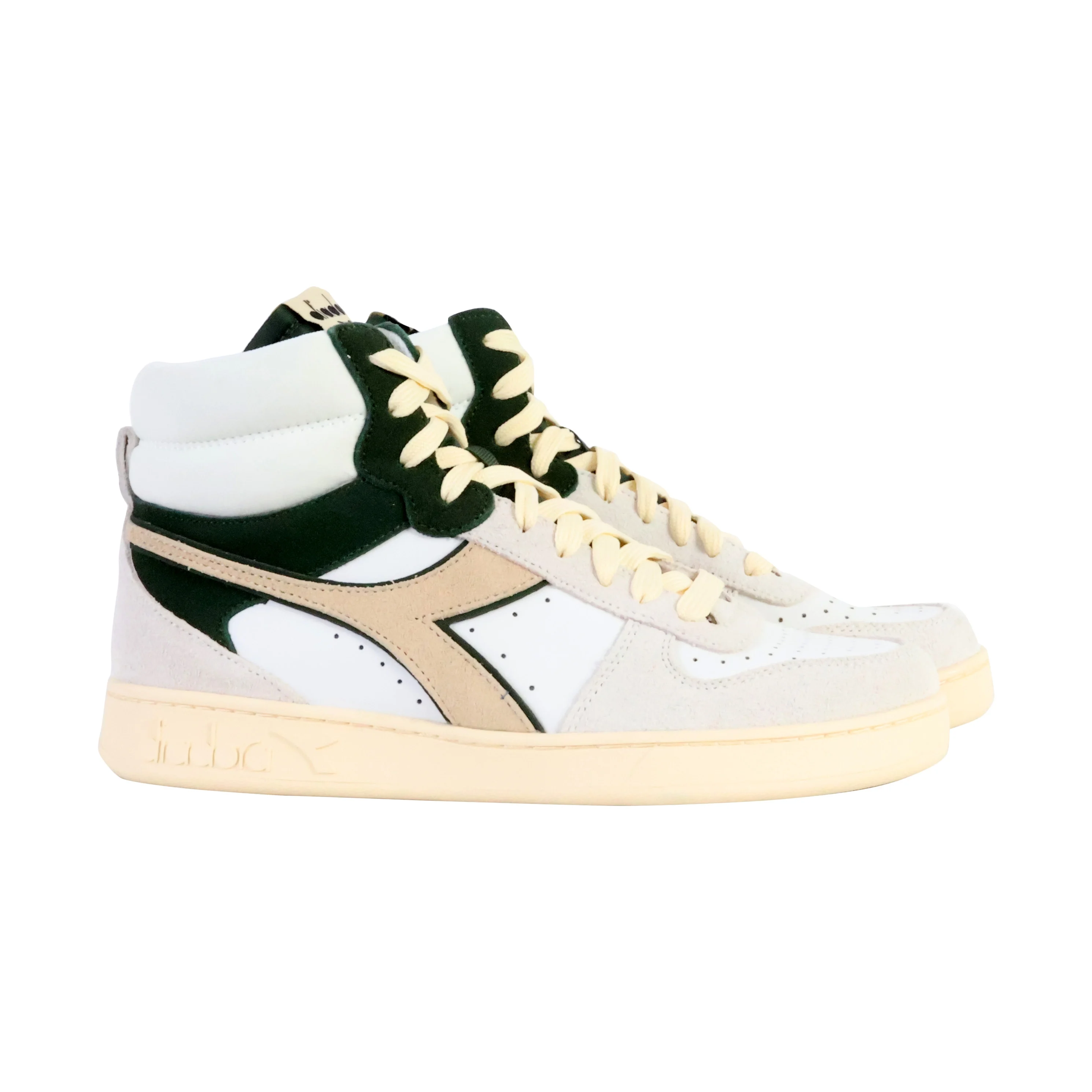 Basket montante cuirmagic mid suede | Blanc