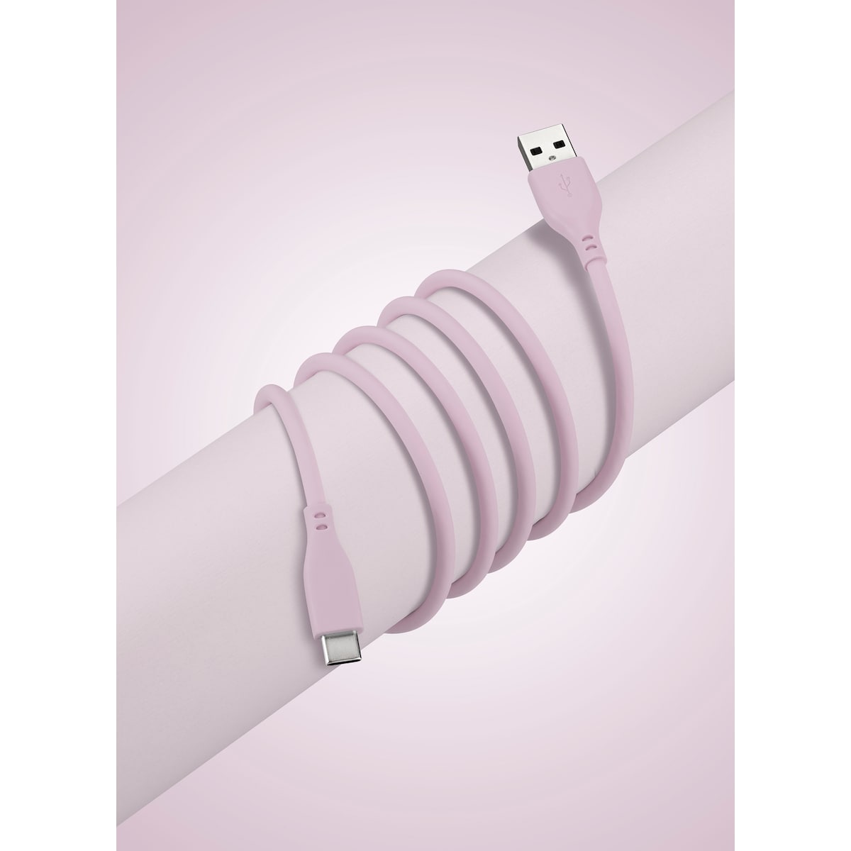 Goji USB-A til USB-C-kabel 2m (rosa)