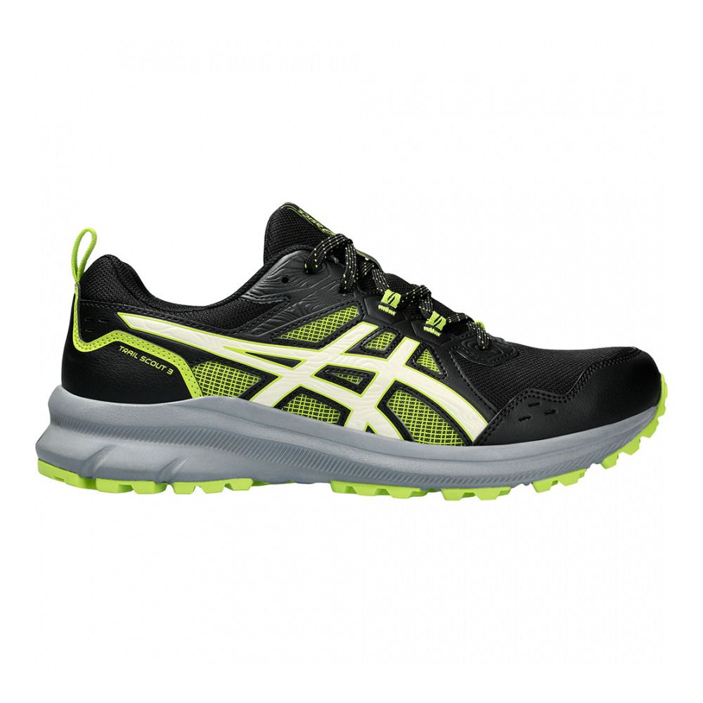 Asics TRAIL SCOUT 3 - Chaussures de trail Homme black/birch