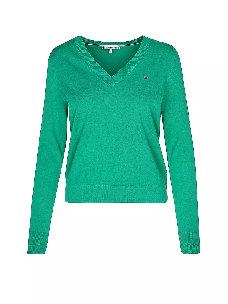 TOMMY HILFIGER Pullover grün