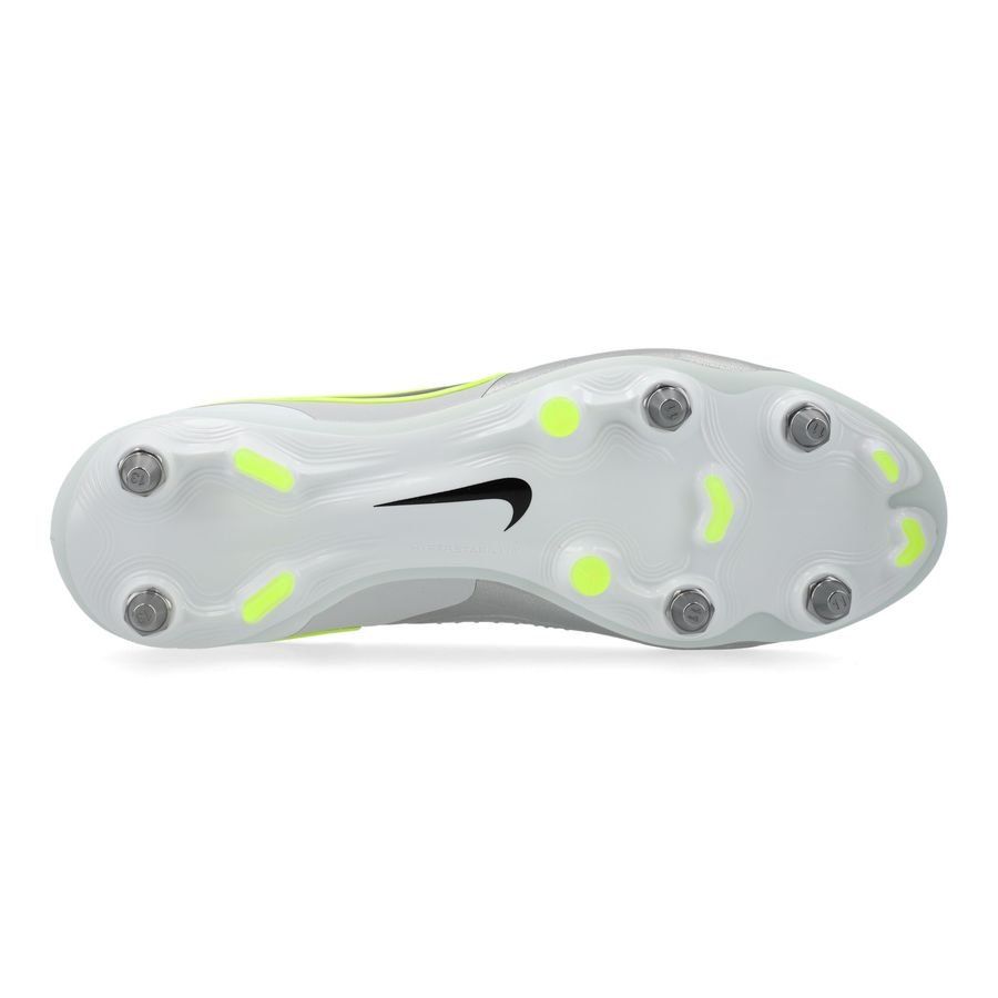 Nike Tiempo Legend 10 Elite SG-PRO ÉDITION JOUEUR Mad Voltage - Argenté/Noir/Jaune Fluo