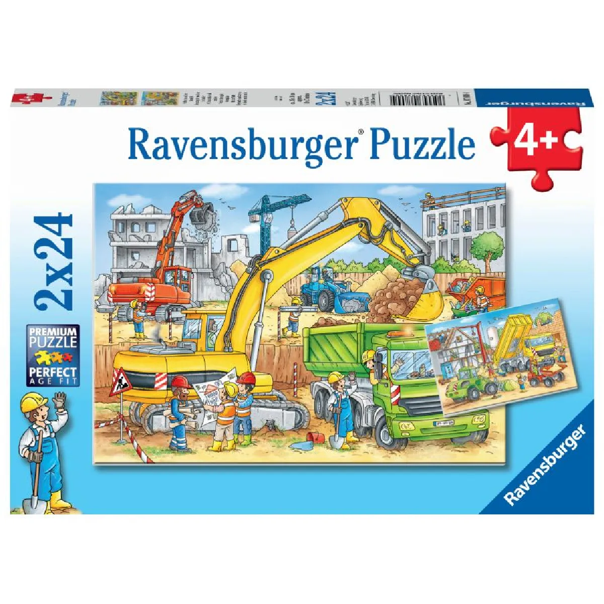 Ravensburger Puzzles 2x24 pièces - Chantier