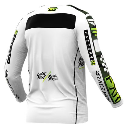 Maillot cross FXR PODIUM GLADIATOR 24 2024 - Blanc / Gris