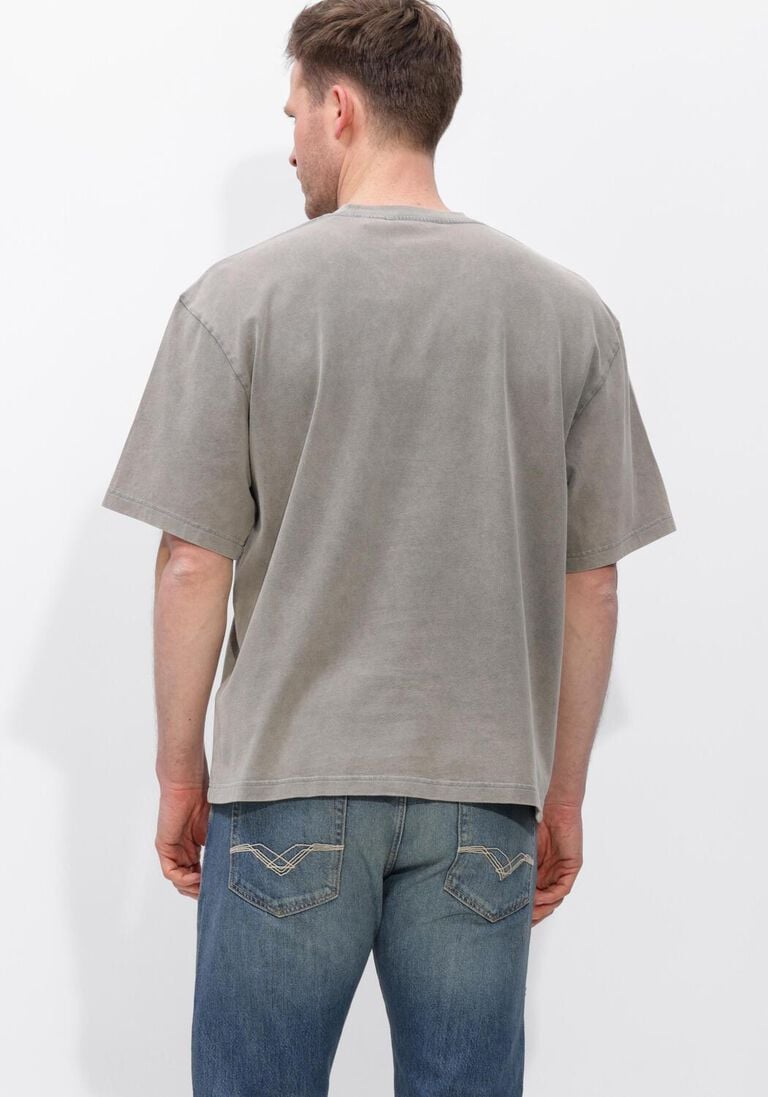 taupe axel arigato t-shirt distort washed t-shirt