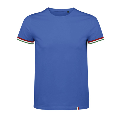 Camiseta de manga curta com estampa de arco-íris