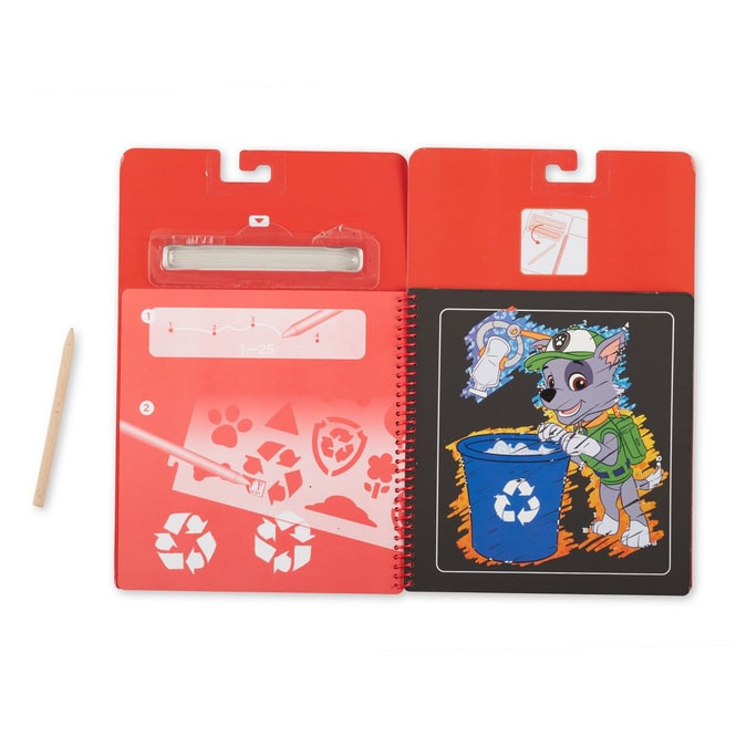 Paw Patrol - Scratch Art® - Kratzmalbuch mit Stift - Marshall