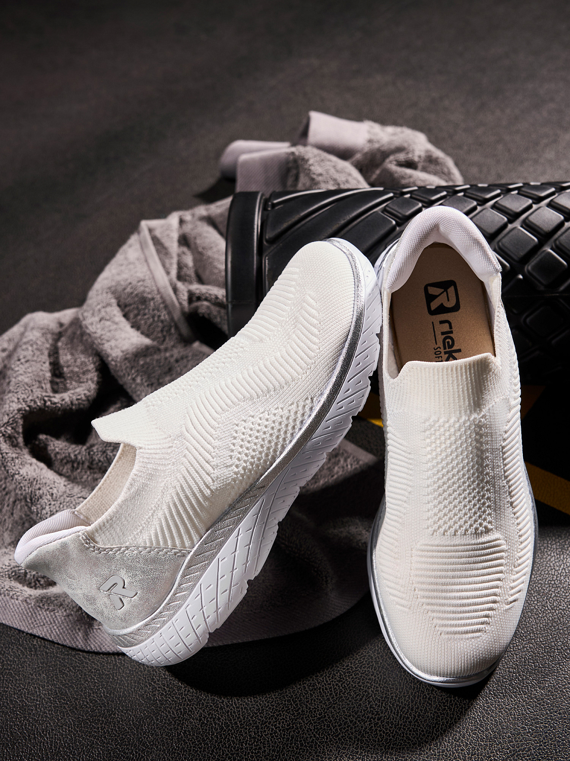Rieker Ready2Go Slip-on White
