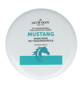 Jacob Hooy Mustang Spiercrème Met Rozemarijnolie 200ML