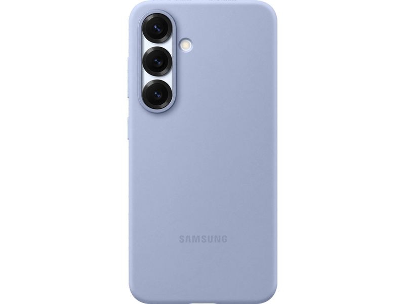Samsung Back Cover Silicone Galaxy S25 Hellblau Moderne Handyhülle aus ultradünnem und griffigem Silikon für das  Samsung Galaxy S25