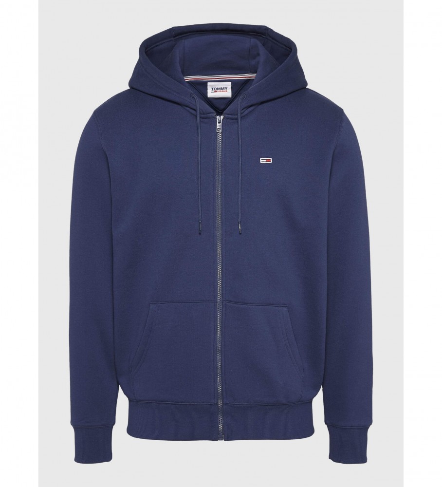 Moletom Tommy Jeans azul-marinho com capuz